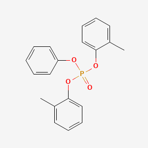 molecular formula C20H19O4P B12334025 Bis(methylphenyl)phenyl phosphate 