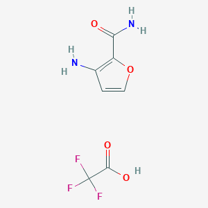 molecular formula C7H7F3N2O4 B12334069 3-Aminofuran-2-carboxamide Trifluoroacetate CAS No. 2006278-40-4