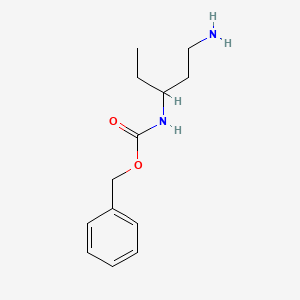 molecular formula C13H20N2O2 B12334365 3-N-CBZ-pentane-1,3-diamine CAS No. 1131622-27-9