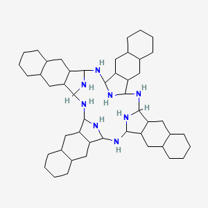 molecular formula C48H80N8 B12334475 2,15,28,41,53,54,55,56-Octazatridecacyclo[40.10.1.13,14.116,27.129,40.04,13.06,11.017,26.019,24.030,39.032,37.043,52.045,50]hexapentacontane 