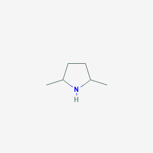 molecular formula C6H13N B123346 2,5-Dimethylpyrrolidine CAS No. 3378-71-0