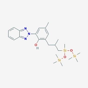 molecular formula C24H39N3O3Si3 B123347 Drometrizole trisiloxane CAS No. 155633-54-8