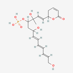 molecular formula C19H27O9P B1233472 fostriecin 