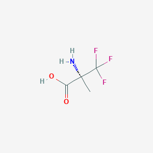molecular formula C4H6F3NO2 B12334736 L-Alanine, 3,3,3-trifluoro-2-methyl- 