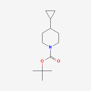 molecular formula C13H23NO2 B12334894 tert-Butyl 4-cyclopropylpiperidine-1-carboxylate CAS No. 208245-60-7