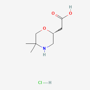 molecular formula C8H16ClNO3 B12335027 Sch 50910 CAS No. 160415-08-7