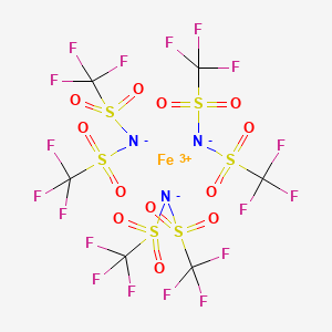 molecular formula C6F18FeN3O12S6 B12335081 Iron tris(trifluoromethylsulfonyl)imide CAS No. 207861-59-4