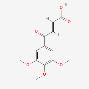 molecular formula C13H14O6 B1233515 Baxitozine CAS No. 84386-11-8