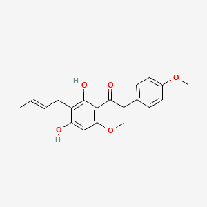 molecular formula C21H20O5 B1233527 Gancaonin A CAS No. 27762-99-8