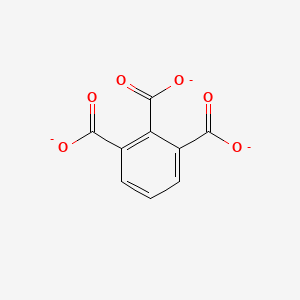 molecular formula C9H3O6-3 B1233556 Benzene-1,2,3-tricarboxylate 