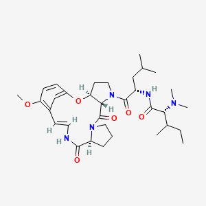 molecular formula C33H49N5O6 B1233560 Ziziphine N 