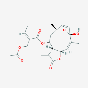 molecular formula C22H26O8 B1233564 Liatrin 