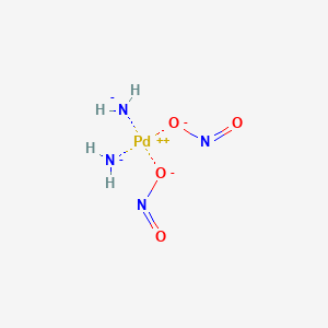 molecular formula H4N4O4Pd-2 B12335842 Diamminepalladium(II)nitrite 