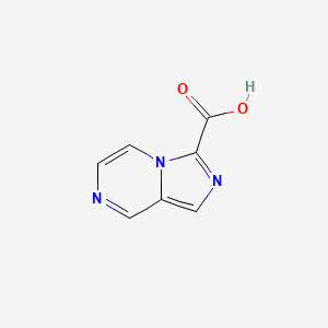 molecular formula C7H5N3O2 B12335910 Imidazo[1,5-a]pyrazine-3-carboxylic acid 