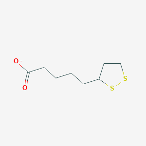 molecular formula C8H13O2S2- B1233597 Lipoicacid 