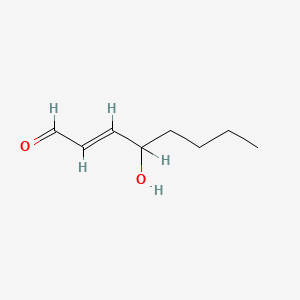 molecular formula C8H14O2 B1233598 4-Hydroxy-2-octenal CAS No. 55-88-9