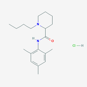 2-Piperidinecarboxamide, 1-butyl-N-(2,4,6-trimethylphenyl)-, monohydrochloride