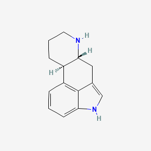 molecular formula C14H16N2 B1233604 Ergoline CAS No. 478-88-6