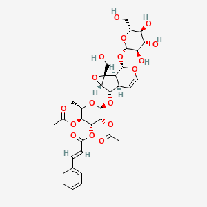 molecular formula C34H42O17 B1233611 Scropolioside D 