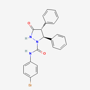 molecular formula C22H18BrN3O2 B1233612 LY-288512 