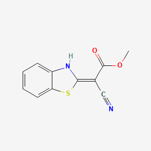 methyl (2E)-1,3-benzothiazol-2(3H)-ylidene(cyano)acetate