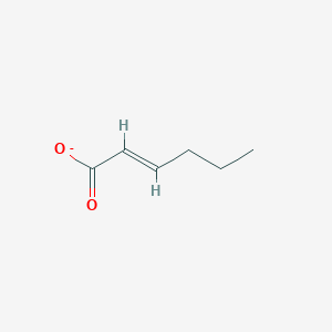 molecular formula C6H9O2- B1233618 (2E)-hexenoate 