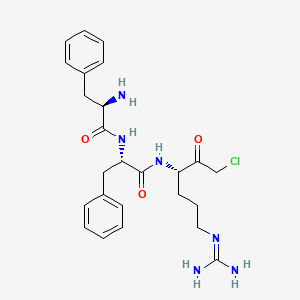 molecular formula C25H33ClN6O3 B12336198 PPACK II 