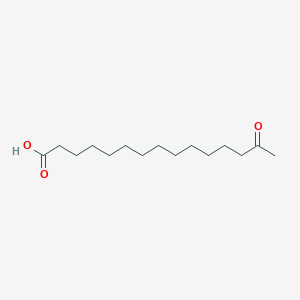 molecular formula C15H28O3 B1233626 14-Keto pentadecanoic acid CAS No. 39115-08-7