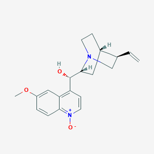 molecular formula C20H24N2O3 B12336264 Cinchonan-9-ol, 6'-methoxy-, 1'-oxide, (9S)- 