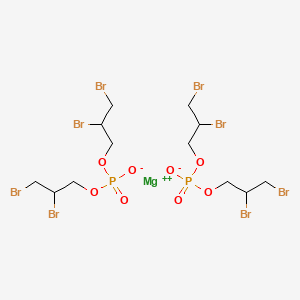 molecular formula C12H20Br8MgO8P2 B1233628 Magnesium bis(2,3-dibromopropyl) phosphate CAS No. 36711-31-6