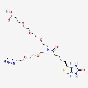 N-(Azido-PEG2)-N-biotin-PEG3-acid