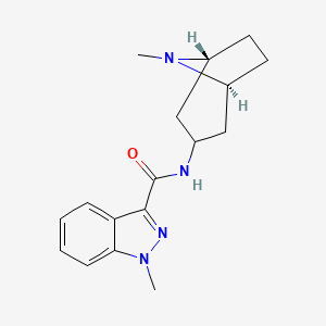1-methyl-N-[(1R,5S)-8-methyl-8-azabicyclo[3.2.1]octan-3-yl]-1H-indazole-3-carboxamide