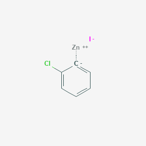 molecular formula C6H4ClIZn B12336323 Zinc,(2-chlorophenyl)iodo- 