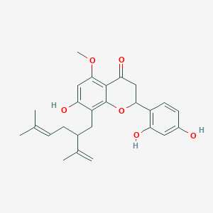 molecular formula C26H30O6 B1233633 Kurarinone 