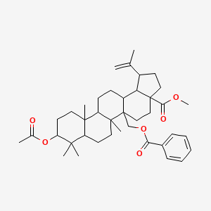molecular formula C40H56O6 B1233634 Methyl helicterate 