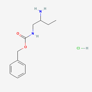 molecular formula C12H19ClN2O2 B12336361 1-N-CBZ-butane-1,2-diamine-HCl CAS No. 1179359-80-8