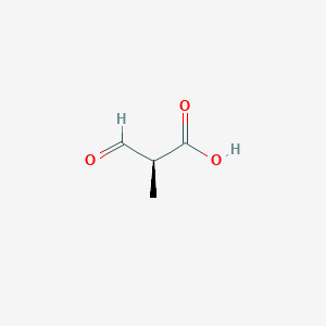 molecular formula C4H6O3 B1233642 (S)-methylmalonaldehydic acid CAS No. 99043-16-0