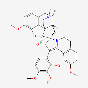 molecular formula C36H34N2O7 B1233643 Cancentrine 