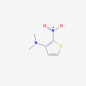 molecular formula C6H8N2O2S B12336456 N,N-Dimethyl-2-nitrothiophen-3-amine 
