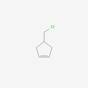 molecular formula C6H9Cl B12336502 4-(Chloromethyl)cyclopent-1-ene 