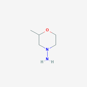 molecular formula C5H12N2O B12336523 2-Methylmorpholin-4-amine CAS No. 18477-92-4