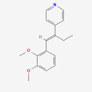 2,3-Dimethoxy-[2-(4-Pyridinyl)-1-butenyl]phenol