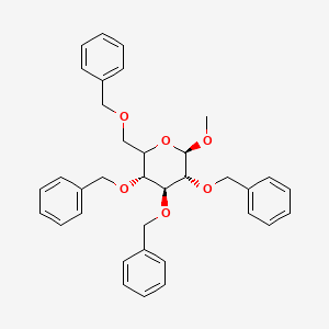 Methyl 2,3,4,6-tetrakis-O-(phenylmethyl)-D-mannopyranoside