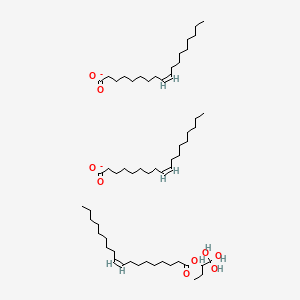 molecular formula C58H108O9-2 B12336691 (Z)-octadec-9-enoate;1,1,1-trihydroxybutan-2-yl (Z)-octadec-9-enoate 