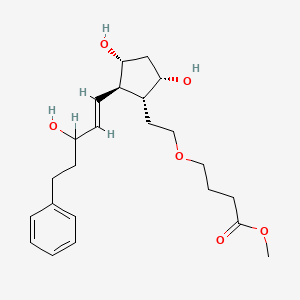 methyl 4-[2-[(1R,2R,3R,5S)-3,5-dihydroxy-2-[(E)-3-hydroxy-5-phenylpent-1-enyl]cyclopentyl]ethoxy]butanoate