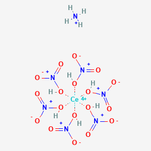 molecular formula CeH4N7O18- B123368 Azanium;cerium(4+);hexanitrate CAS No. 16774-21-3