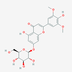 molecular formula C23H24O12 B1233695 tricin 7-O-beta-D-glucoside CAS No. 32769-01-0