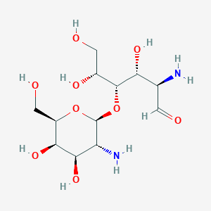 molecular formula C12H24N2O9 B1233699 Lactosediamine 