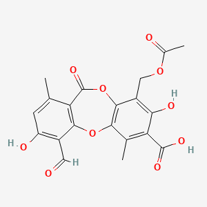 molecular formula C20H16O10 B1233702 鱼酸 CAS No. 90689-60-4