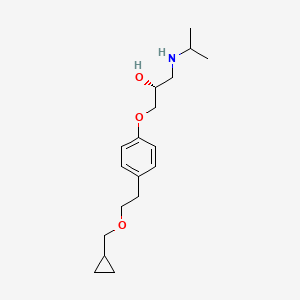 molecular formula C18H29NO3 B1233708 (R)-betaxolol CAS No. 91878-53-4